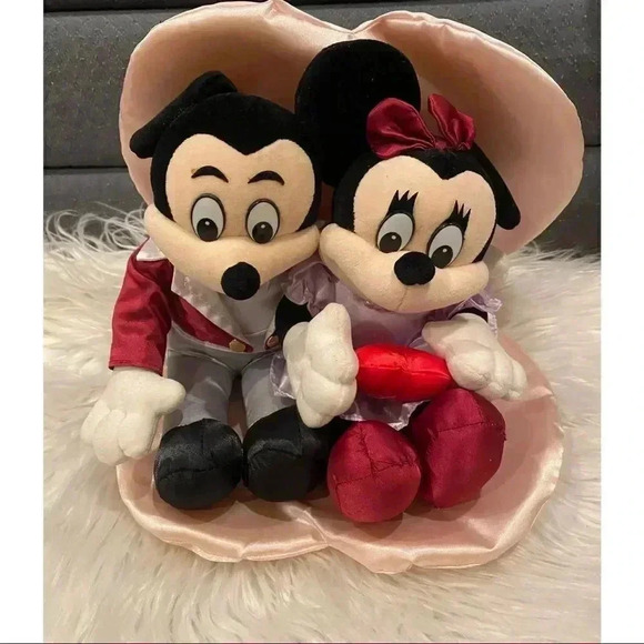 Vintage Mickey and Minnie Plush Toy - Picture 5 of 5